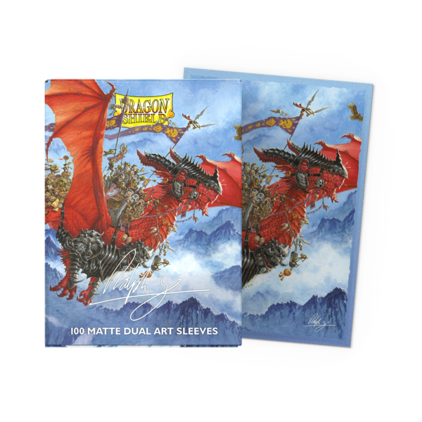 Dragon Shield: The Raid - 100x Dual Art Matte Sleeves - Standard Size - zijaanzicht