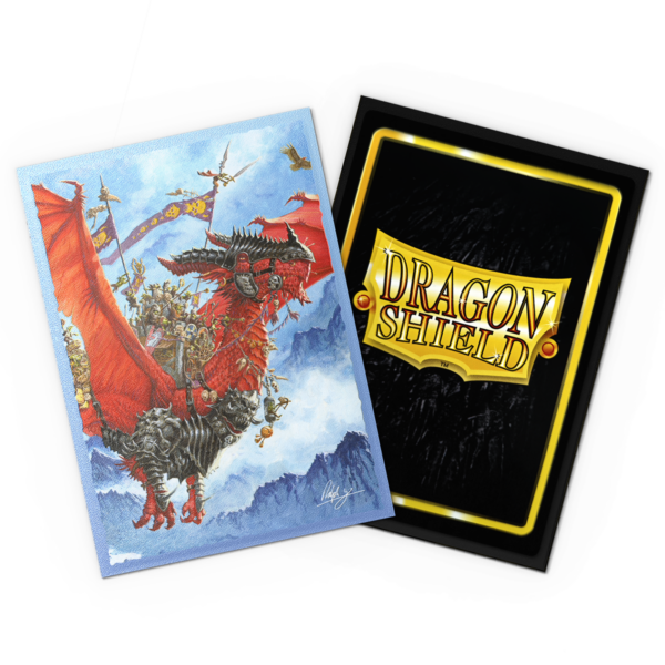 Dragon Shield: The Raid - 100x Dual Art Matte Sleeves - Standard Size - geopend