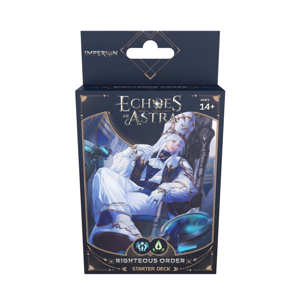 Echoes of Astra: Imperion - Righteous Order Starter Deck - Engels - verpakking vooraan