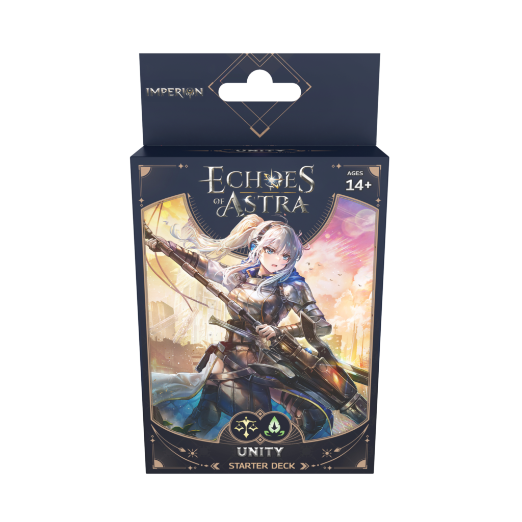 Echoes of Astra: Imperion - Unity Starter Deck - Engels - verpakking vooraan