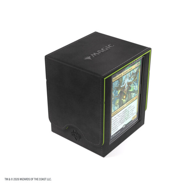 Gamegenic: Secrets of Strixhaven Squire Plus 100+ XL Deck Box - Zwart/Groen - in gebruik