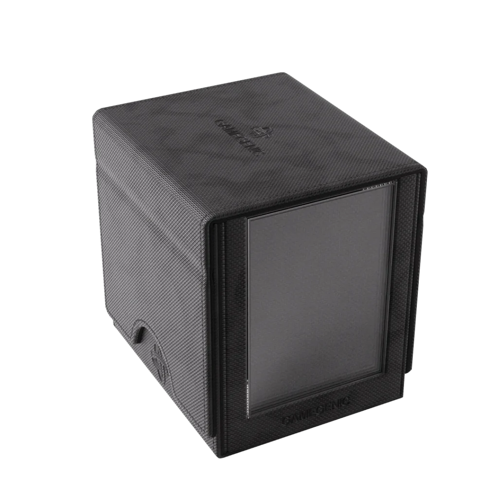 Gamegenic: Sidekick Pro 100+ XL Deck Box - Zwart - verpakking vooraan
