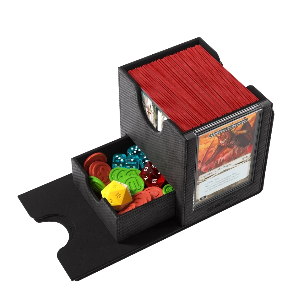 Gamegenic: Sidekick Pro 100+ XL Deck Box - Zwart - gesloten