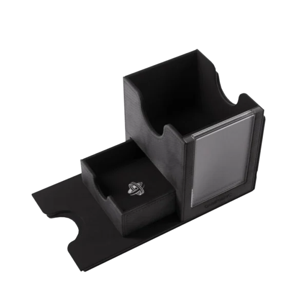 Gamegenic: Sidekick Pro 100+ XL Deck Box - Zwart - detail van de afwerking