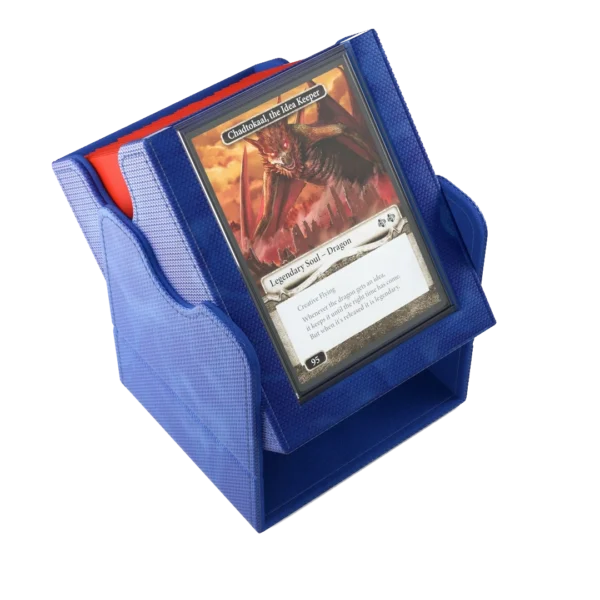 Gamegenic: Squire Plus 100+ XL Deck Box - Blauw - geopend