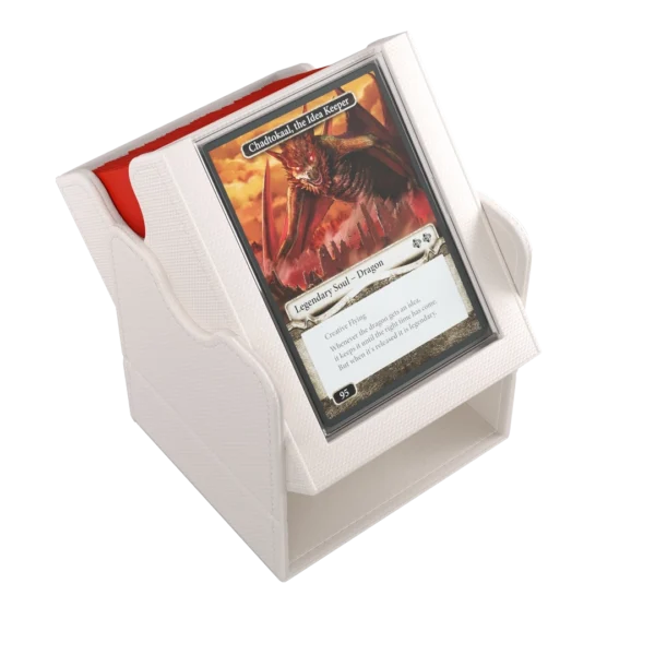 Gamegenic: Squire Plus 100+ XL Deck Box - Wit - geopend