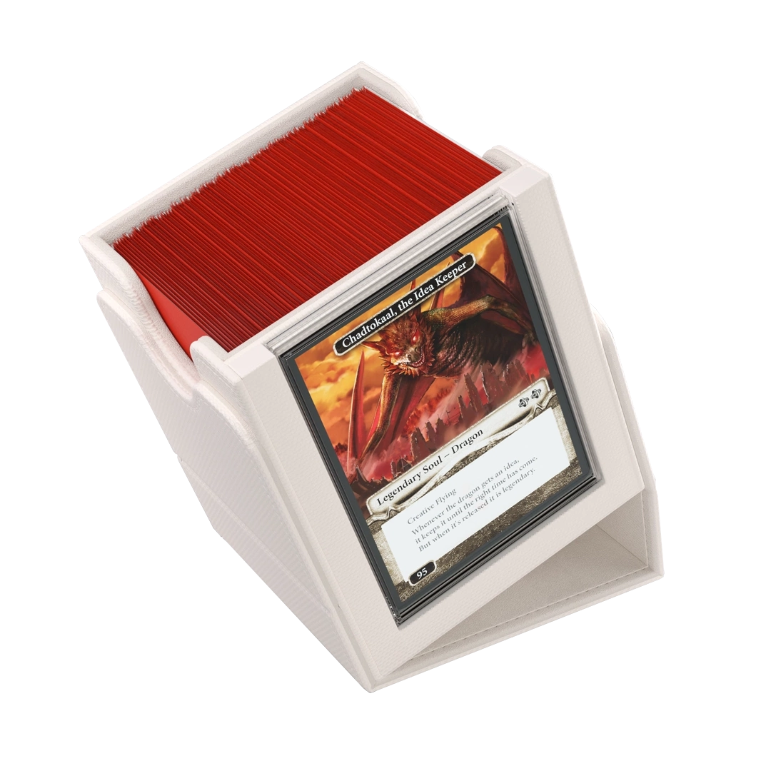 Gamegenic: Squire Plus 100+ XL Deck Box - Wit - inhoud