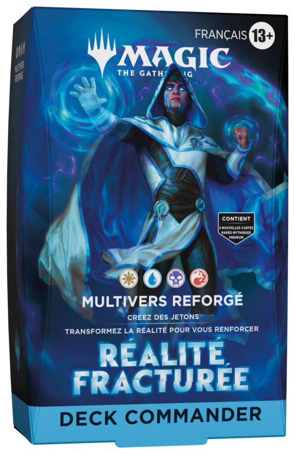 Magic: The Gathering: Reality Fracture - Commander Deck: Multiverse Reforged - Frans - Commander Deck - Frans - verpakking vooraan