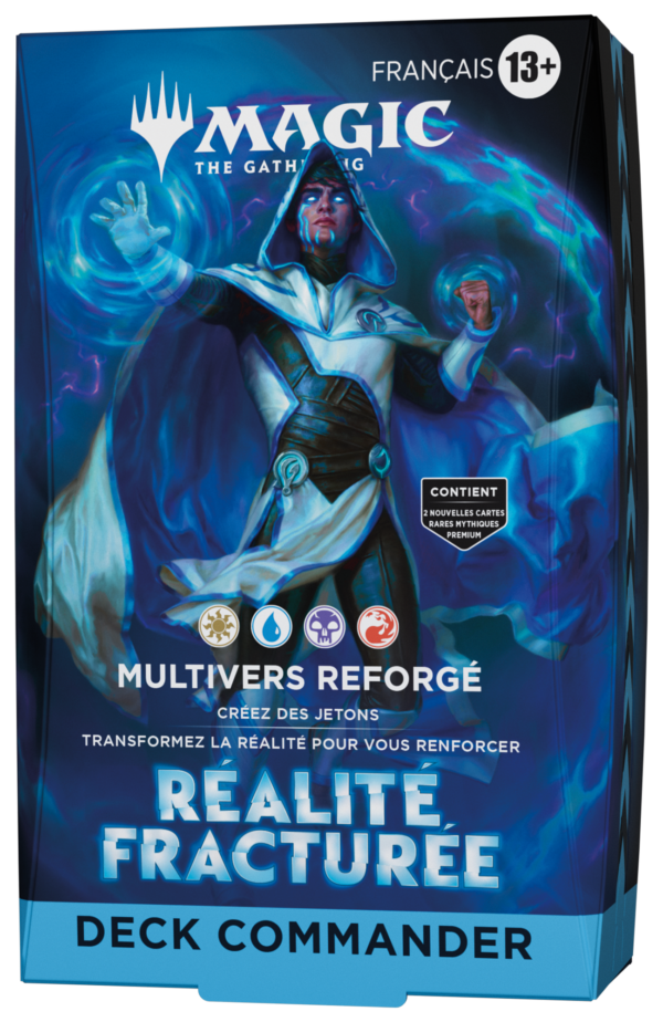 Magic: The Gathering: Reality Fracture - Commander Deck: Multiverse Reforged - Frans - Commander Deck - Frans - achterzijde
