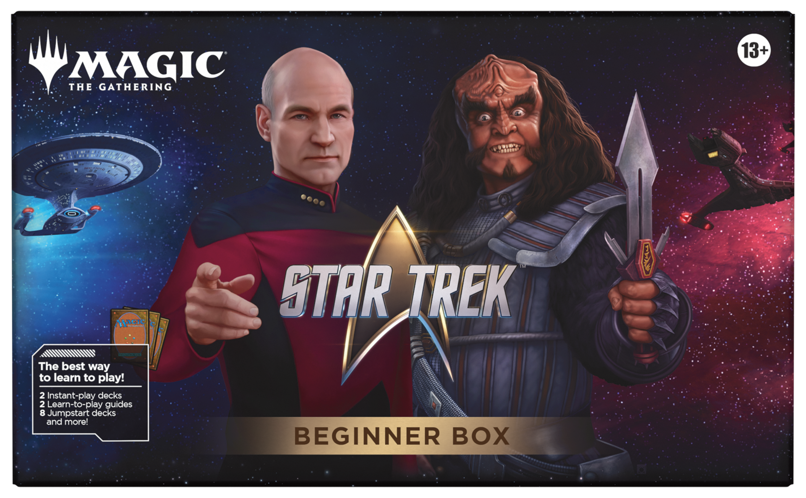 Magic: The Gathering - Star Trek - Beginner Box (Engels) - verpakking achterzijde