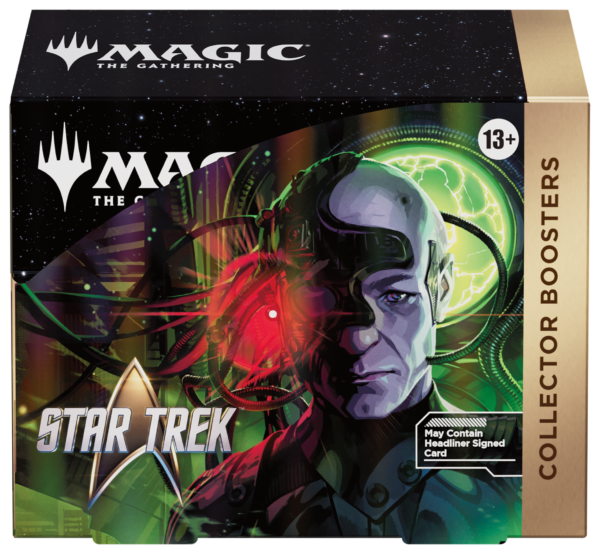 Magic: The Gathering - Star Trek - Collector Booster Display (Engels) - verpakking achterzijde