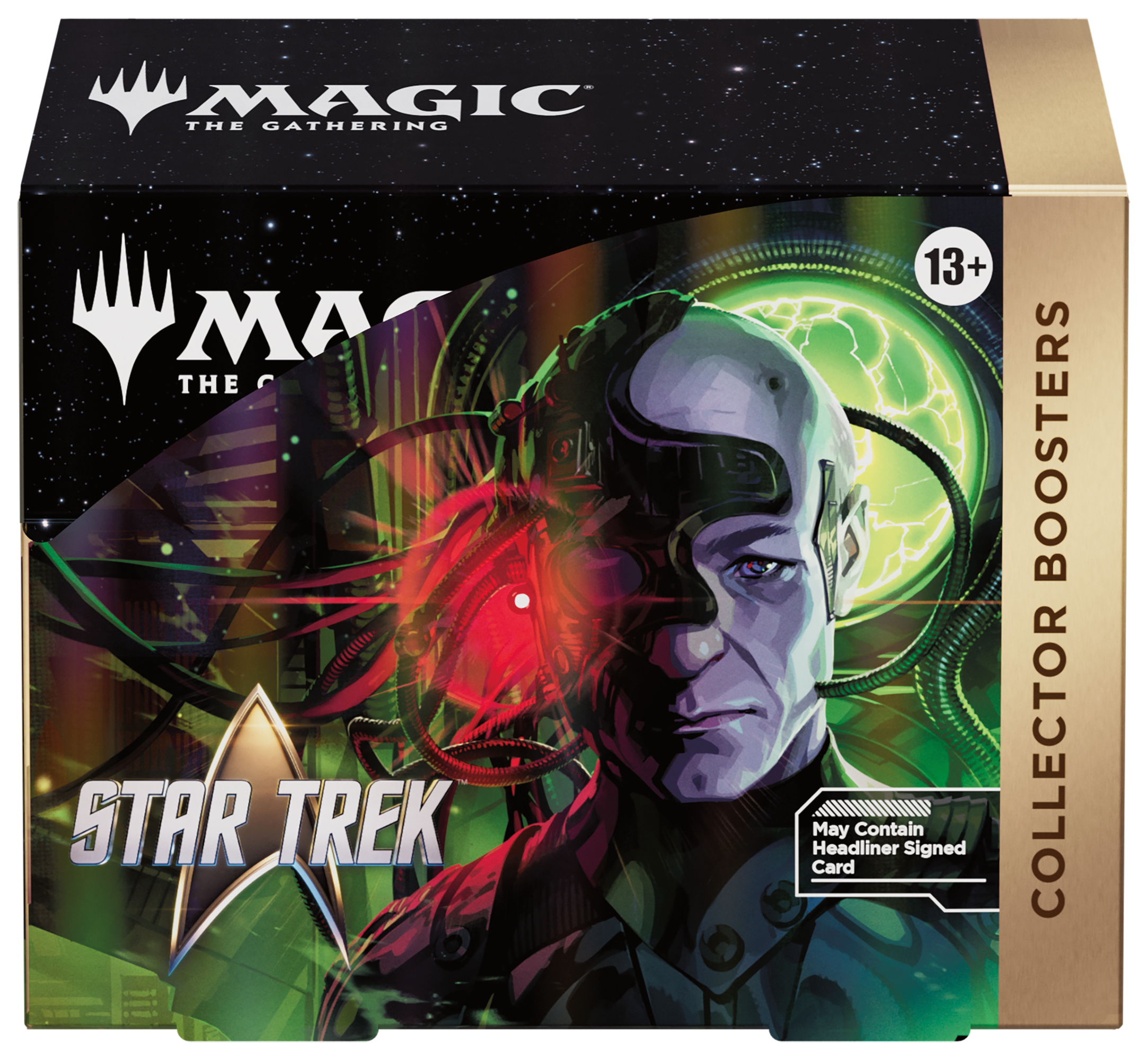 Magic: The Gathering - Star Trek - Collector Booster Display (Engels) - verpakking achterzijde