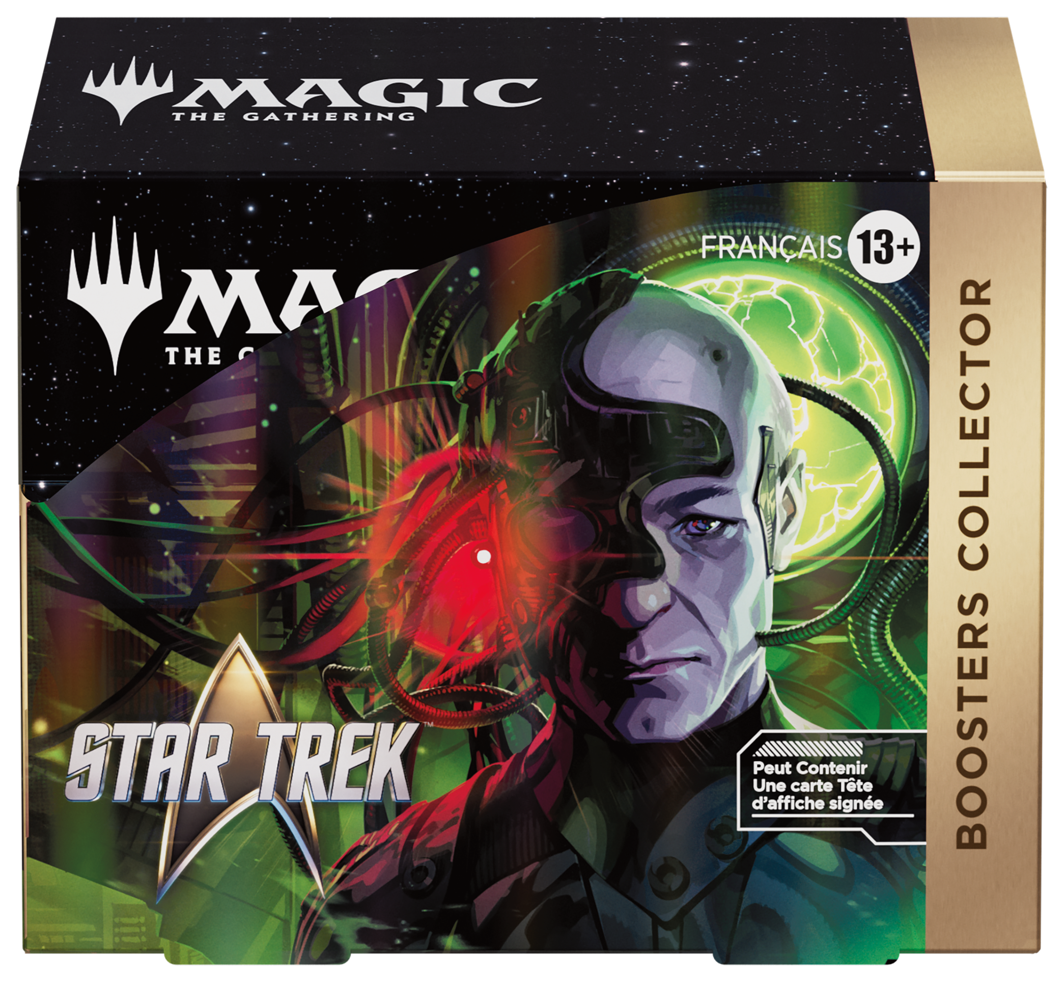 Magic: The Gathering - Star Trek - Collector Booster Display (Frans) - verpakking achterzijde