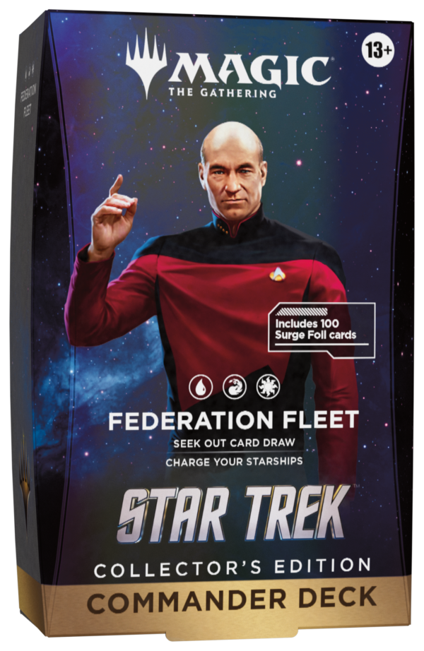Magic: The Gathering - Star Trek - Collector Commander Decks (4 stuks) (Engels) - verpakking achterzijde