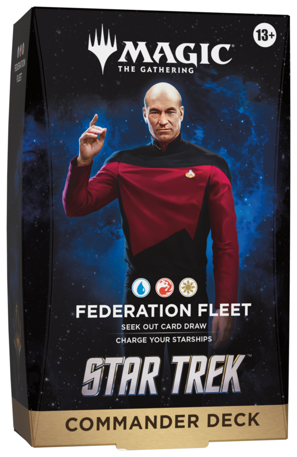 Magic: The Gathering - Star Trek - Commander Decks (4 stuks) (Engels) - verpakking achterzijde