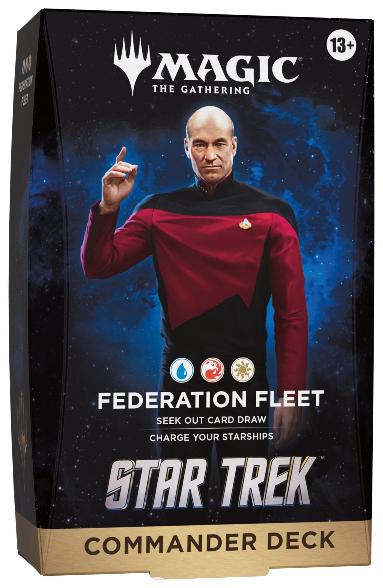 Magic: The Gathering - Star Trek - Commander Decks (4 stuks) (Engels) - verpakking achterzijde