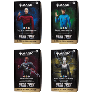 Magic: The Gathering - Star Trek - Commander Decks (4 stuks) (Frans) - verpakking vooraan
