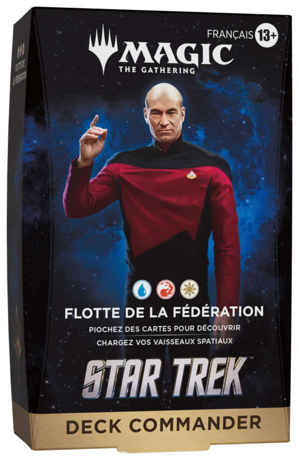 Magic: The Gathering - Star Trek - Commander Decks (4 stuks) (Frans) - verpakking achterzijde