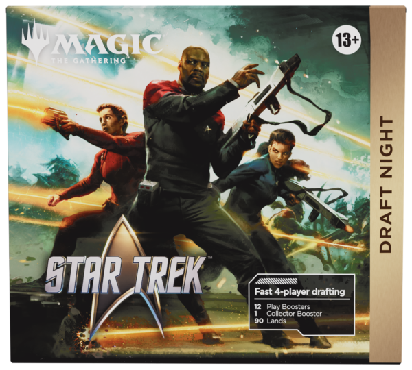 Magic: The Gathering - Star Trek - Draft Night (Engels) - verpakking achterzijde