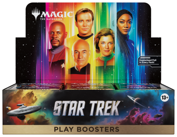 Magic: The Gathering - Star Trek - Play Booster Display (Engels) - verpakking achterzijde