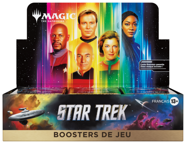 Magic: The Gathering - Star Trek - Play Booster Display (Frans) - verpakking achterzijde