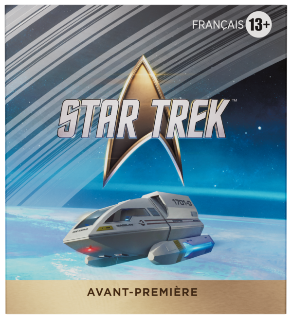 Magic: The Gathering - Star Trek - Prerelease Pack (Frans) - verpakking achterzijde