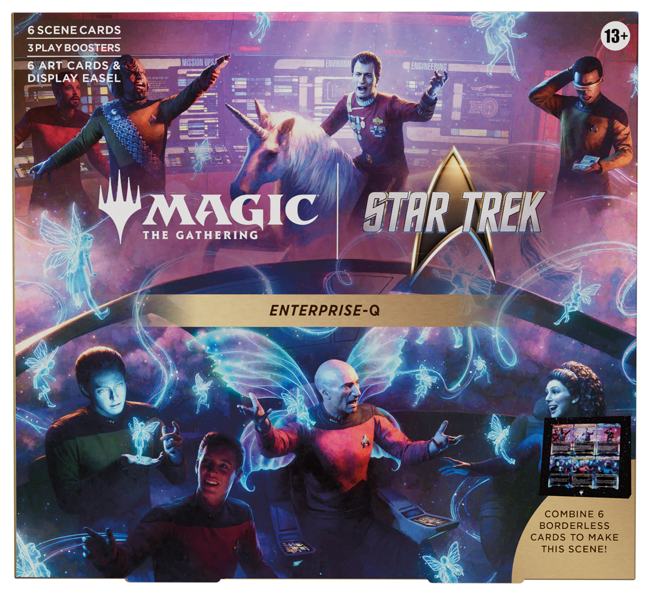 Magic: The Gathering - Star Trek - Scene Boxes (4 stuks) (Engels) - verpakking achterzijde