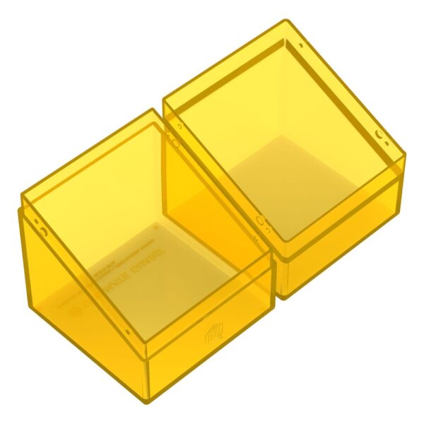 Ultimate Guard: Boulder 100+ Clear - Amber - in het Ultimate Guard opbergsysteem