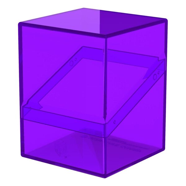 Ultimate Guard: Boulder 100+ Clear - Amethyst - detail van de sluiting