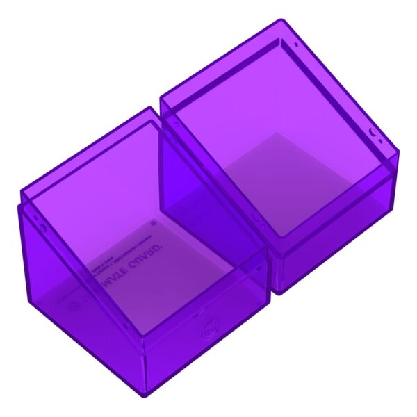 Ultimate Guard: Boulder 100+ Clear - Amethyst - in het Ultimate Guard opbergsysteem