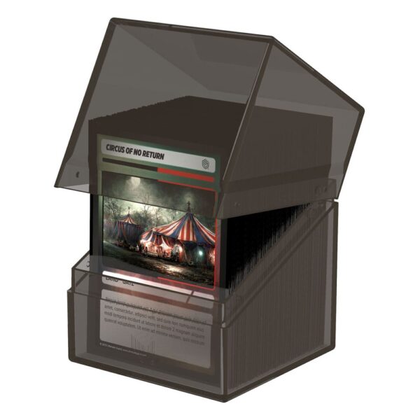 Ultimate Guard: Boulder 100+ Clear - Onyx - geopend met kaarten