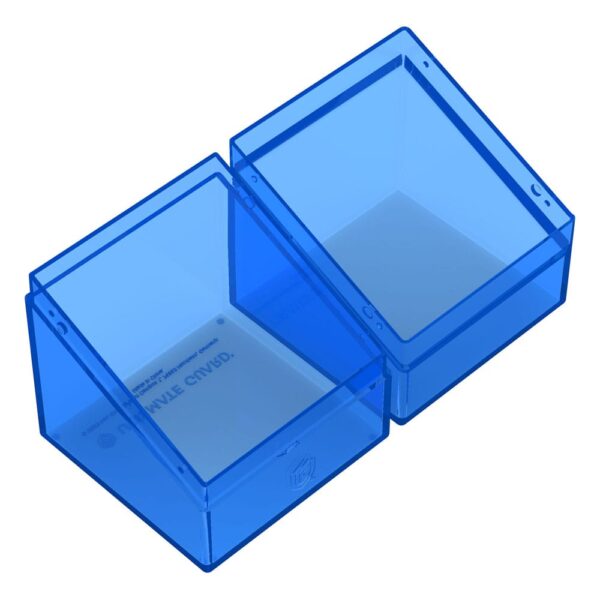 Ultimate Guard: Boulder 100+ Clear - Sapphire - in het Ultimate Guard opbergsysteem