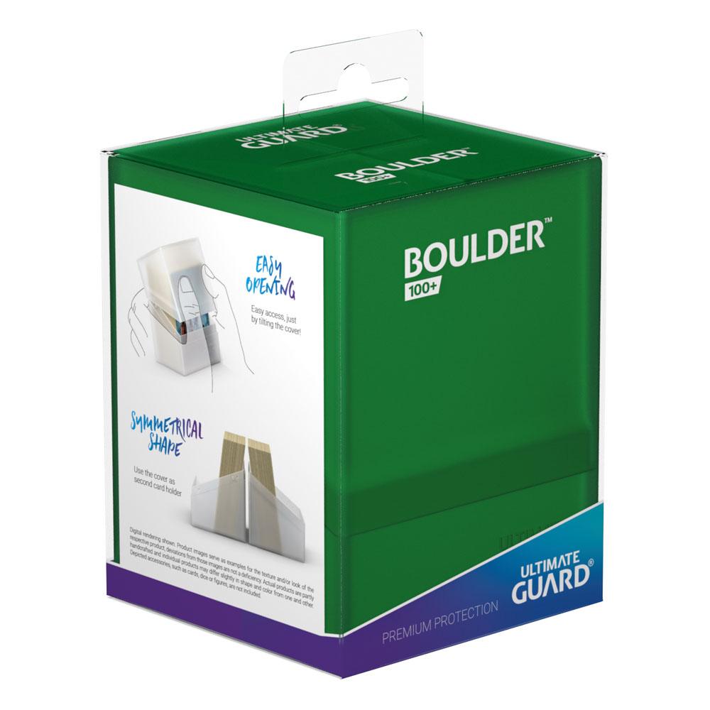 Ultimate Guard: Boulder 100+ - Emerald - in het Ultimate Guard opbergsysteem