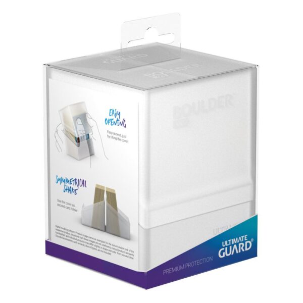 Ultimate Guard: Boulder 100+ - Frosted - in het Ultimate Guard opbergsysteem