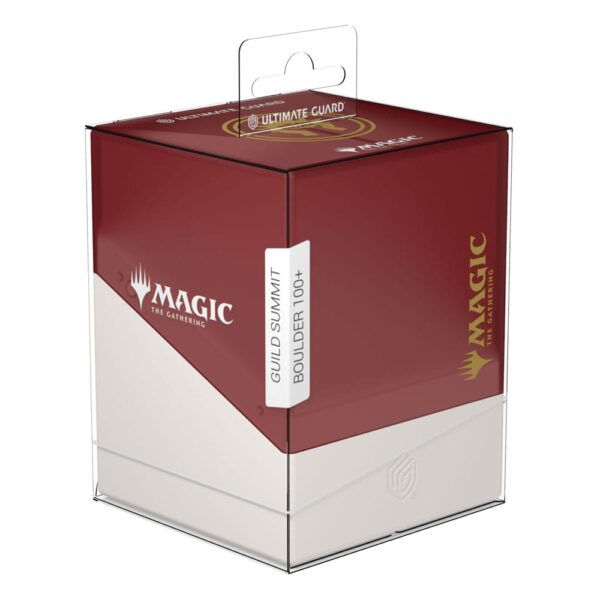 Ultimate Guard: Return to Earth Boulder 100+ Magic: The Gathering "Guild Summit" - Boros - in het Ultimate Guard opbergsysteem