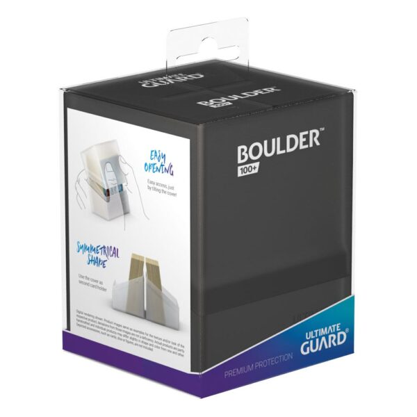 Ultimate Guard: Boulder 100+ - Onyx - in het Ultimate Guard opbergsysteem