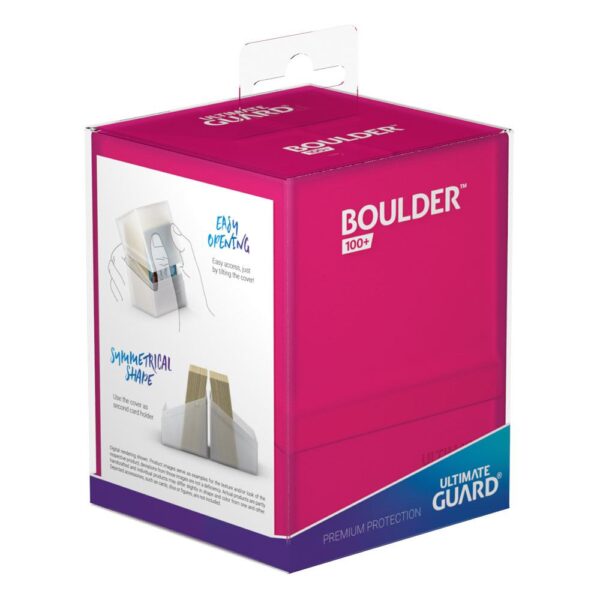 Ultimate Guard: Boulder 100+ - Rhodonite - in het Ultimate Guard opbergsysteem