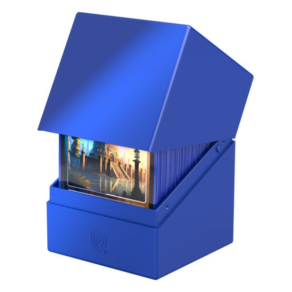 Ultimate Guard: Boulder 100+ Solid - Blue - geopend met kaarten