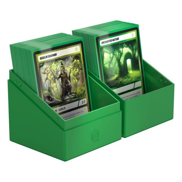 Ultimate Guard: Boulder 100+ Solid - Green - bovenaanzicht