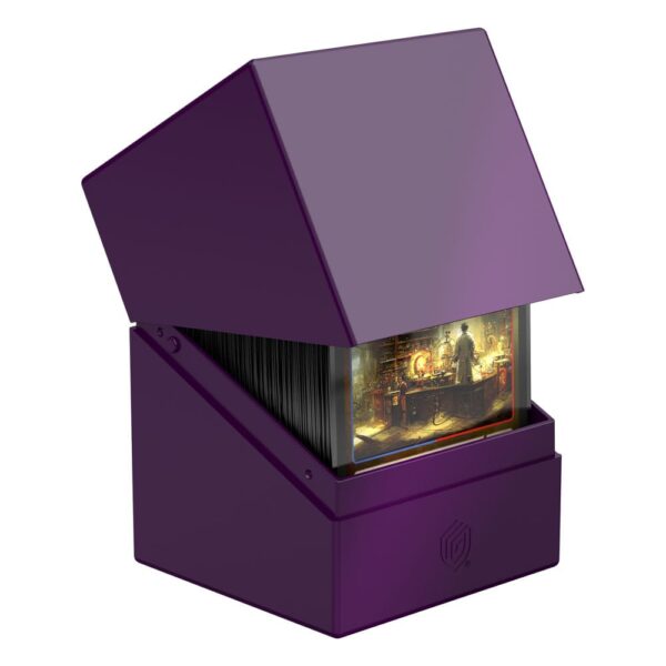 Ultimate Guard: Boulder 100+ Solid - Purple - zijaanzicht