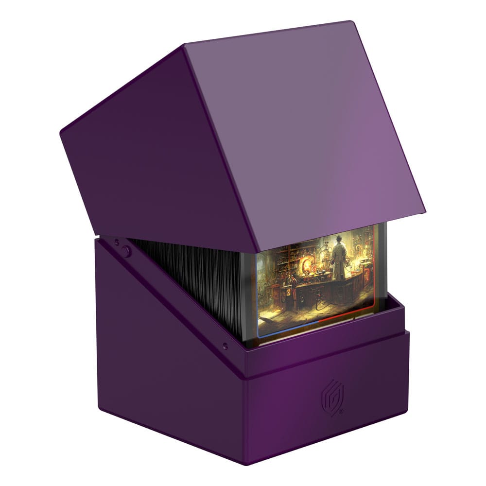 Ultimate Guard: Boulder 100+ Solid - Purple - zijaanzicht