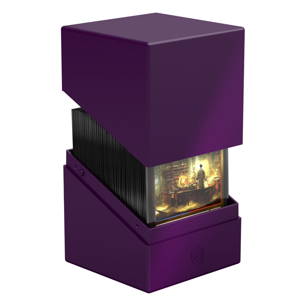 Ultimate Guard: Boulder 100+ Solid - Purple - achterzijde