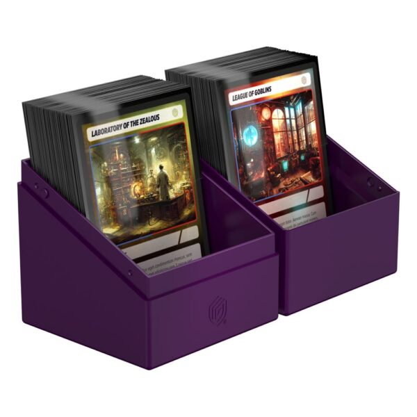 Ultimate Guard: Boulder 100+ Solid - Purple - bovenaanzicht