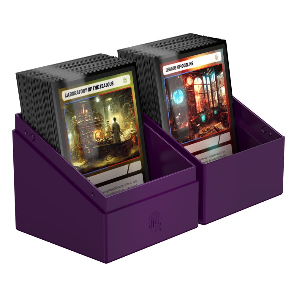 Ultimate Guard: Boulder 100+ Solid - Purple - bovenaanzicht