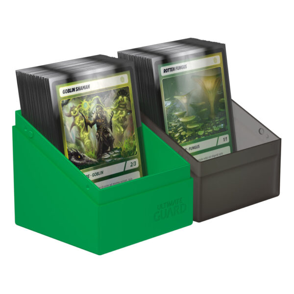 Ultimate Guard: Boulder 100+ Synergy - Black/Green - detail van de sluiting