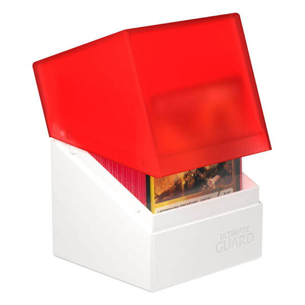 Ultimate Guard: Boulder 100+ Synergy - Red/White - zijaanzicht