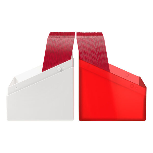Ultimate Guard: Boulder 100+ Synergy - Red/White - bovenaanzicht
