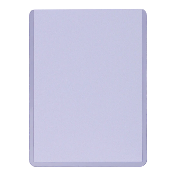 Ultra Pro: Platinum Toploader 3" x 4" - 25 stuks - achterzijde