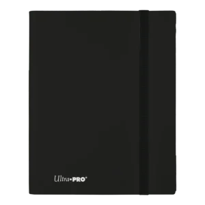 Ultra Pro: Eclipse 9-Pocket PRO-Binder Jet Black - verpakking vooraan