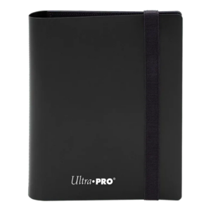 Ultra Pro: Eclipse 2-Pocket PRO-Binder Jet Black - verpakking vooraan